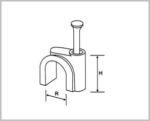 Circle Cable Clips