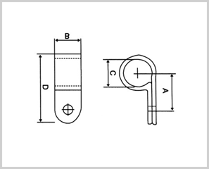R Type Cable Clamps