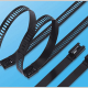 Ladder Multi Barb Lock Type Stainless Steel Cable Ties PVC Coated