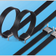 L Lock Type Stainless Steel Cable Ties PVC Coated