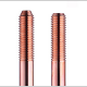 Copper Plated Steel Ground Rods Twist Threads