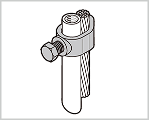 F0116 Rod To Cable Clamp 2 Rod To Cable Clamp